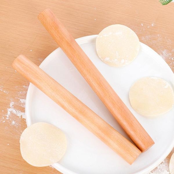 

rolling pins & pastry boards 2021 style pin solid wood dough beech baking tools wooden stick 40 * 2.7cm