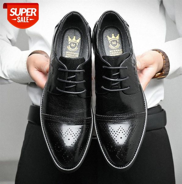 

brock leather men's shoes korean version of the british business casual #j38y