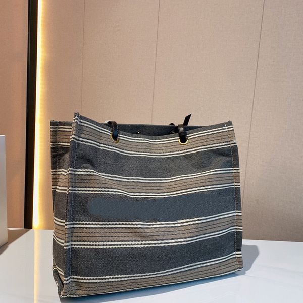 

5a+ tote bag designer handbag shoulder bags luxury totes handbags canvas stripes artwork high-quality fashion brand with original box size 4