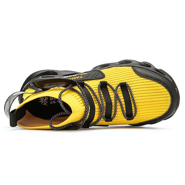 

2021 men running shoes black yellow white fashion mens trainers breathable sports sneakers size 39-46 qd, White;red
