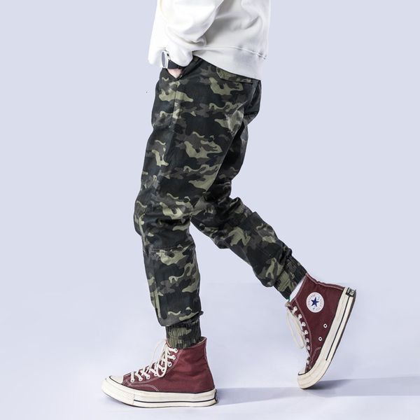 

shorts arrival spring of cotton camouflage joker loose foot trousers high-end jogging pattern pants men sale, White;black