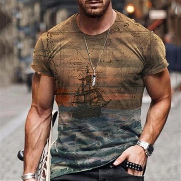 

men's t-shirts summer fashion 3d printing street t-shirt short sleeve casual pullover clothing, White;black