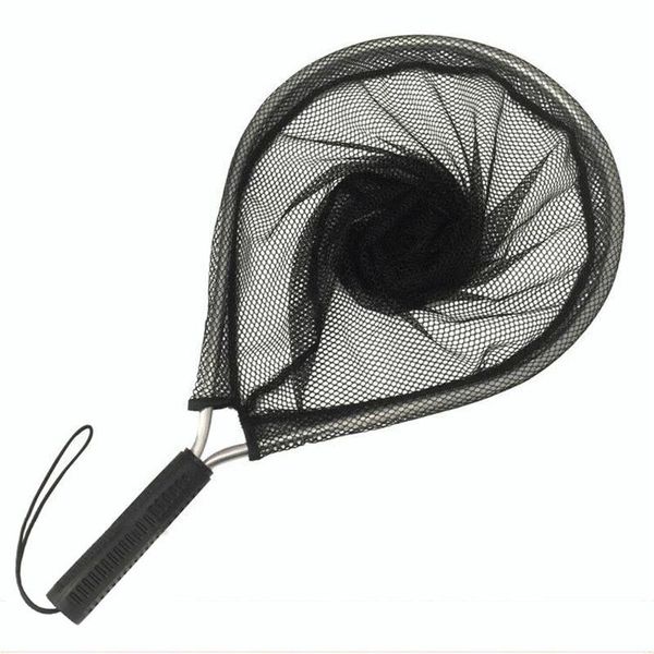 

fishing net sturdy aluminum light dip hand pocket gear accessories