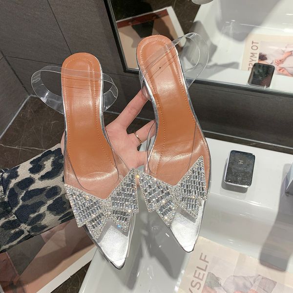 

transparent pvc sandals women pointed clear crystal cup high heel stilettos pumps summer shoes peep toe women pumps size 43 dsg45y4w5ur5reth, Black