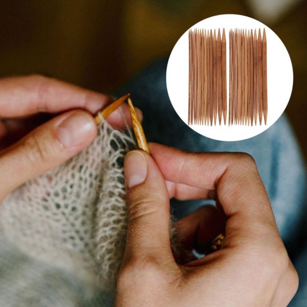 

fishing hooks 75pcs sweater scarf knitting needle wooden double pointed craft
