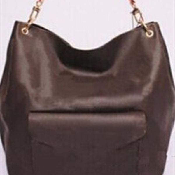 

female m40781 metis bag classic brand leather totes brown mono women shoulder bags, Red;black