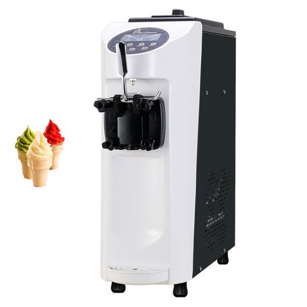 Máquina de sorvete de sorvete macio comercial máquina de cor de cor única