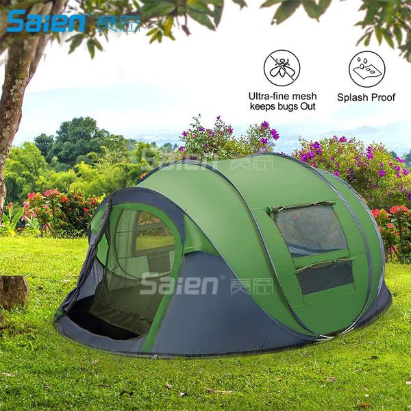 

person easy up tent-automatic setup sun shelter for beach- instant family tents camping,hiking & traveling and shelters