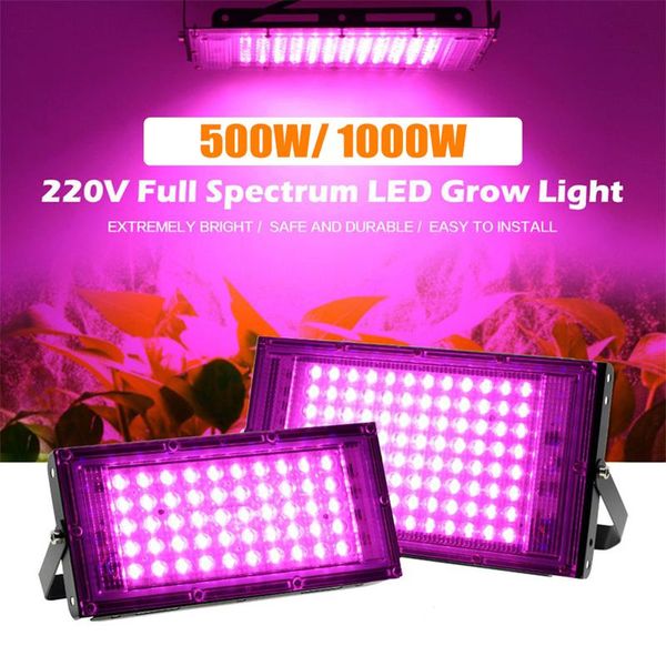 

grow lights growing lamps led light full spectrum indoor plant veg flower flood greenhouse hydroponic waterproof growth lighting