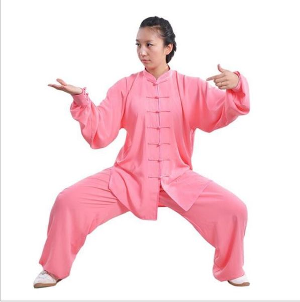 

stage wear slik martial arts sets women chinese uniform exercise morning tai chi uniforms wu shu martiall artss clothing wing chun training, Black;red