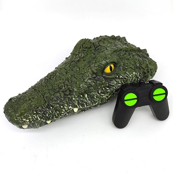 

four way crocodile 2.4g simulation water floating prank ship remote control electric toy