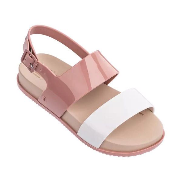 

mini melissa mel cosmic sandal infantil big girl jelly shoes 2021 girl beach shoes melissa sandals big children non-slip hmi014, Black;red