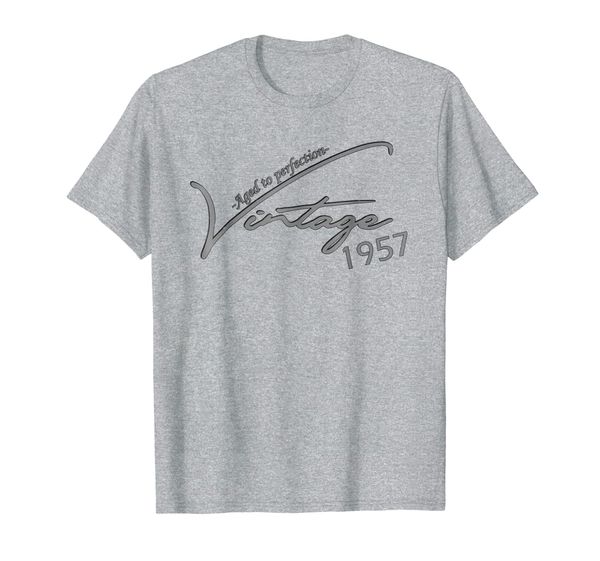 

vintage 1957 - 62nd birthday t-shirt gifts for men women, White;black