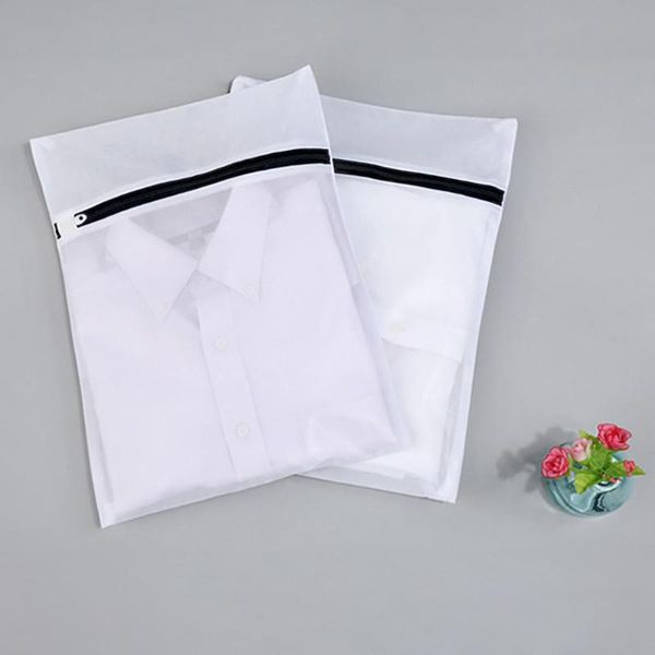 

laundry bags 1 set dense mesh bag with zipper polyester eco-friendly anti-scratch bra washing for home