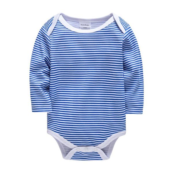 

toddler boy clothes bodysuits baby girl rompers playsuits full sleeve originals jumpsuits lange borns it 100% cotton, Blue