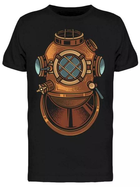 

Diving Helmet Original Vintage Tee Men's -Image by Shutterstock, White;black