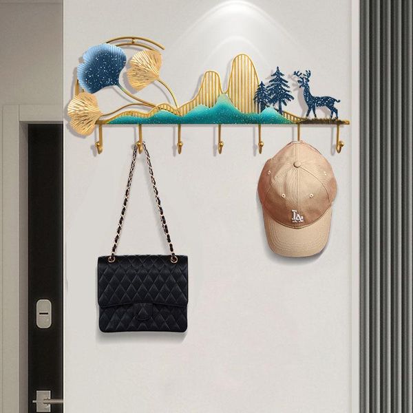 

hooks & rails nordic fashion iron hook modern personalized clothes creative door back coat porch wall decoration