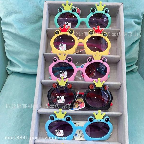 

2021 fashion kids sunglasses frames glasses sun shade, Blue