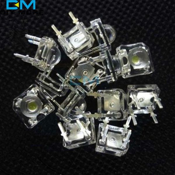 

modules 20pcs white 5mme piranha super flux water clear led dom car light 4 pin wide angle bright lamp