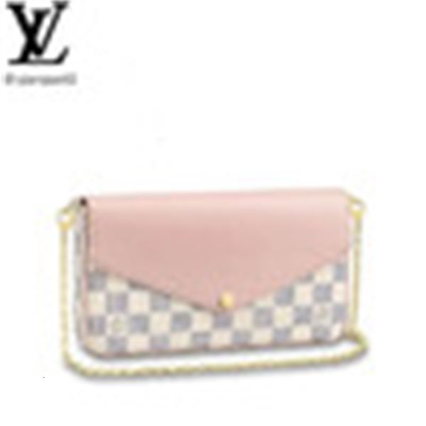 

designer luxury 56nm n60235 pochette flicie chain wallet handbags bags handles shoulder bags totes evening cross body bag brand