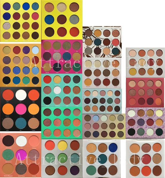 Em estoque Maquiagem de alta qualidade Paletas de sombra Matte Popular Colors Palette de Eyeshadow