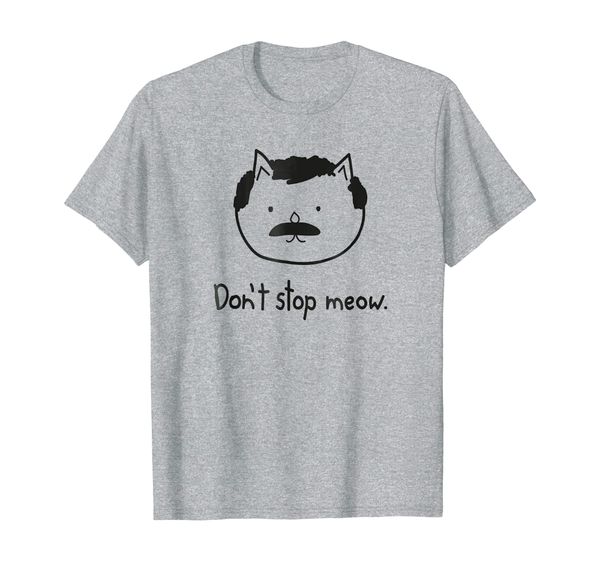 

don't smeow t-shirt, White;black