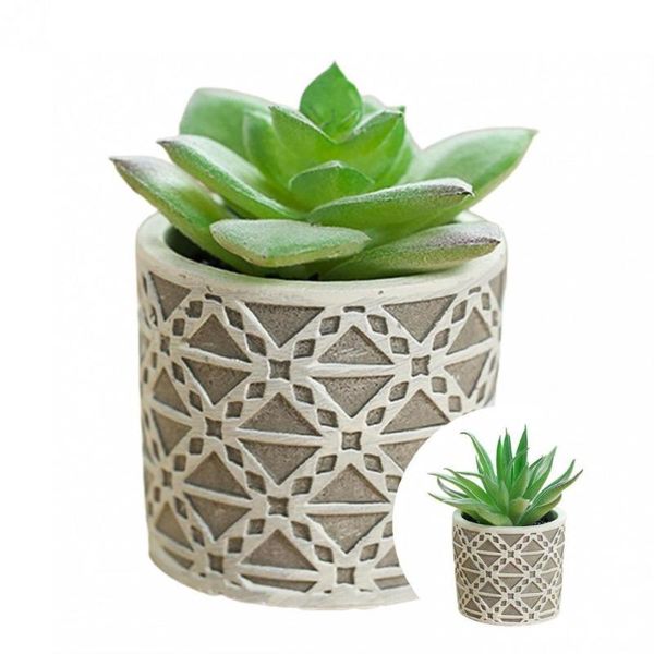 

decorative flowers & wreaths aesthetic 1 set beautiful indoor outdoor mini plants decoration plastic fake shatterproof for back yard