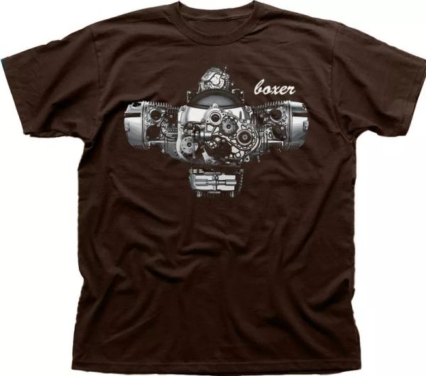 

boxer engine r1200gs gs r adventure r1200rt r1200r bmw brown tshirt 9799, White;black