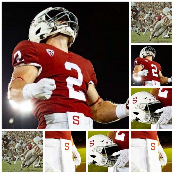 

stanford cardinal football jersey 1970-71 throwback 18 tanner mckee 27 beau nelson 11 ari patu plautz sanders west barrow filkins maddox arm, Black
