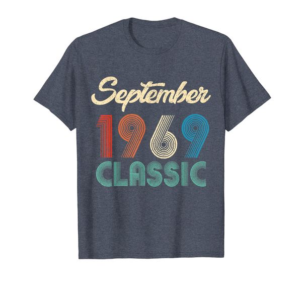 

50th B-day Gift Retro Classic Vintage September 1969 t-shirt, Mainly pictures