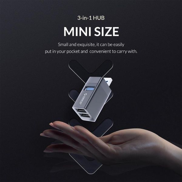 

hubs usb hub mini 3.0 splitter 3-port high speed expanded lapfor deskwireless drop y9h4