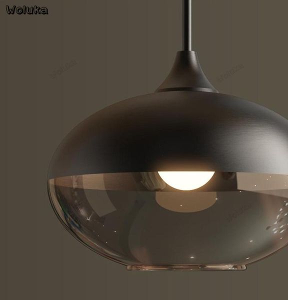 

pendant lamps nordic chandelier full copper black glass ball small restaurant simple modern bar bedroom cd50 w07