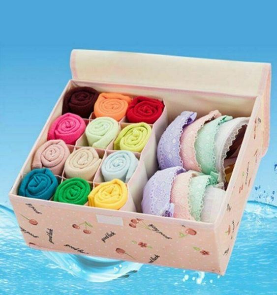 

toiletry kits 2021 portable underwear storage box multi-functional household travel large capacity 13 grids socks bra glove organizer bag