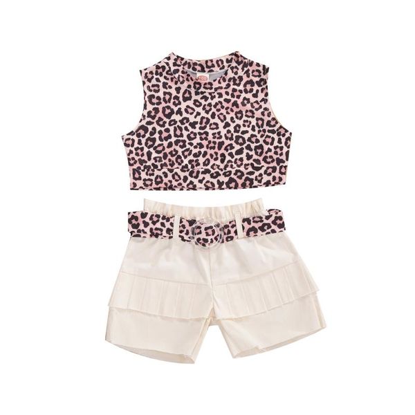 

clothing sets zx 2-7years kids girls spring baby sleeveless vest+shorts+belt long sleeve coat girl, White