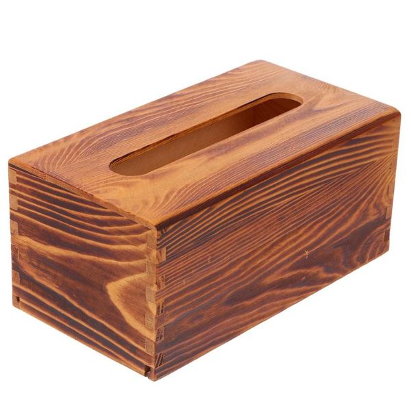 

tissue boxes & napkins 1pc retro box wooden napkin table holder container