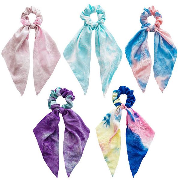 

girls hair accessories tie hairbands bands headbands teenage kids scrunchies childrens accessory fabric with rings b8794, Slivery;white