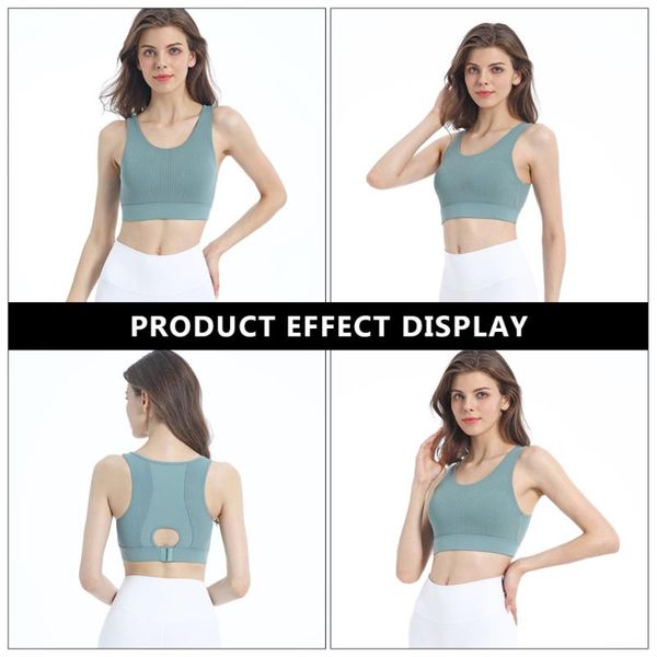 

yoga outfit 1pc vest tube crop camisole with chest pad fitness