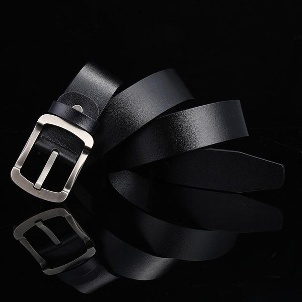 

belts genuine leather men belt male designer for pin buckle vintage jeans strap quality assurance xn009, Black;brown