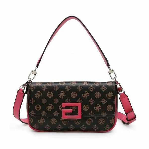 

2021 new large standard canvas armpit bag gs old flower postman portable shoulder