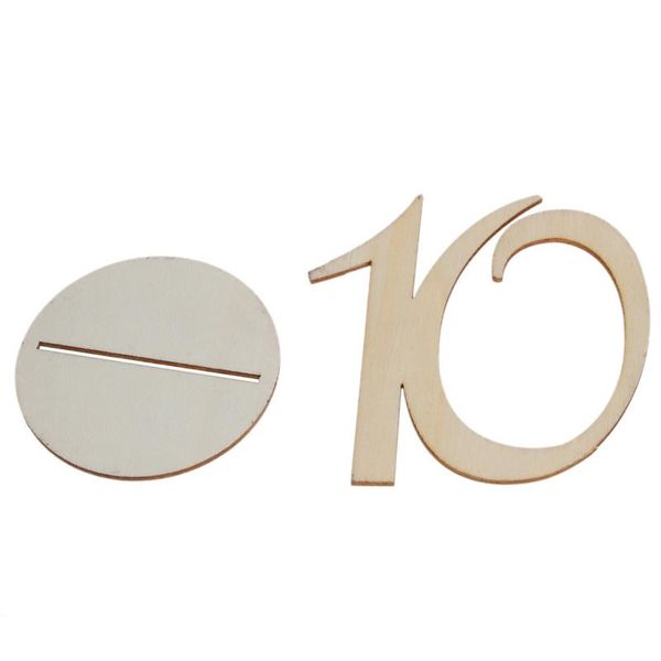 

party decoration 1-10/11-20 10pc wooden table numbers set with base birthday wedding decor gifts