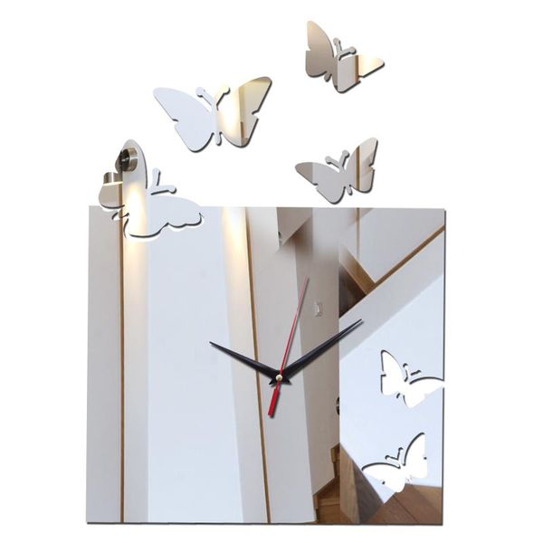 

wall clocks special offer diy clock home decoration still life stickers brief living room acrylic mirror quartz watches
