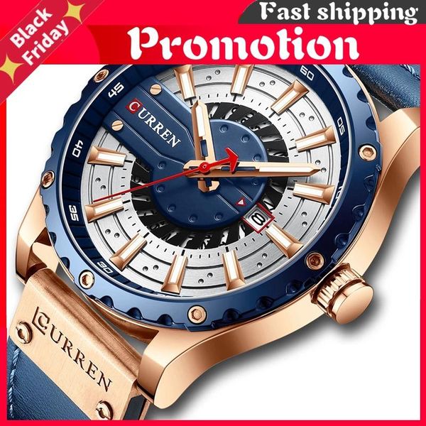 

wristwatches 2021 mens watches waterproof calendar male watch men leather sport military wristwatch drop, Slivery;brown