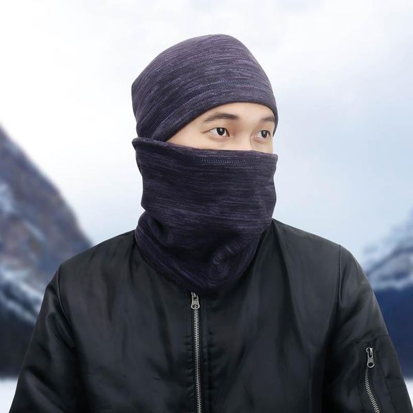 

cycling caps & masks balaclava cap headwear for cold weather winter skiing snowboarding warm windproof hunting bicycle climbing face covers, Black
