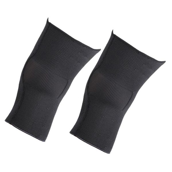 

elbow & knee pads 1pc pressure sports kneepads elastic protector breathable knees braces for outdoor size xl, Black;gray