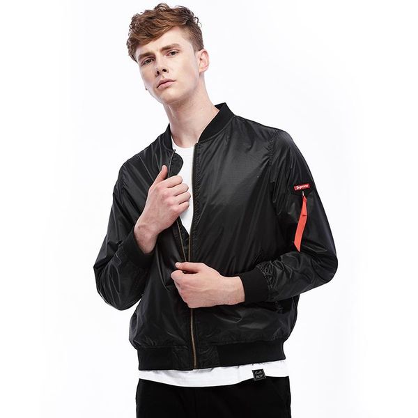 

men's jackets jacket loose mens bomber men casual hip hop baseball collar print fashion male smooth streetwear giacca, Black;brown