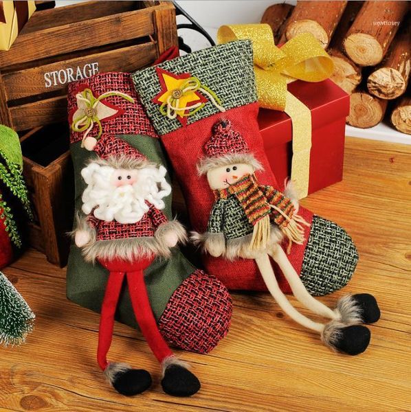 

christmas decorations stocking stuffers sock santa claus socks for kids1
