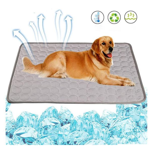 

kennels & pens cat and dog ventilation pad, sofa, bed or car refreshing blanket, pet washable small medium animals, summer animals