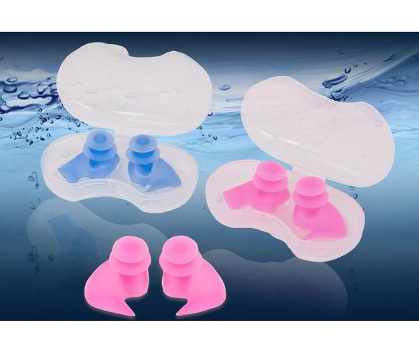 

goggles 1 pair waterproof swimming ear plug professional silicone swim earplugs soft anti-noise for children swimmers