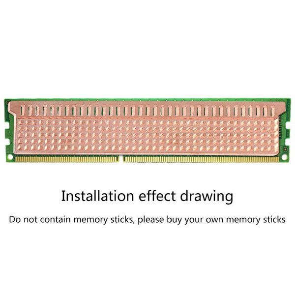 

cooler copper computer deskmemory heat sink for ddr2 131x27x1.5/2mm fans & coolings