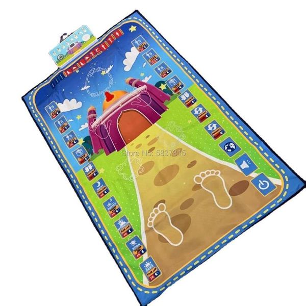 

carpets madina enfoldment prayer mat kids islamic girl gift and led screen show count number carpet ramadan